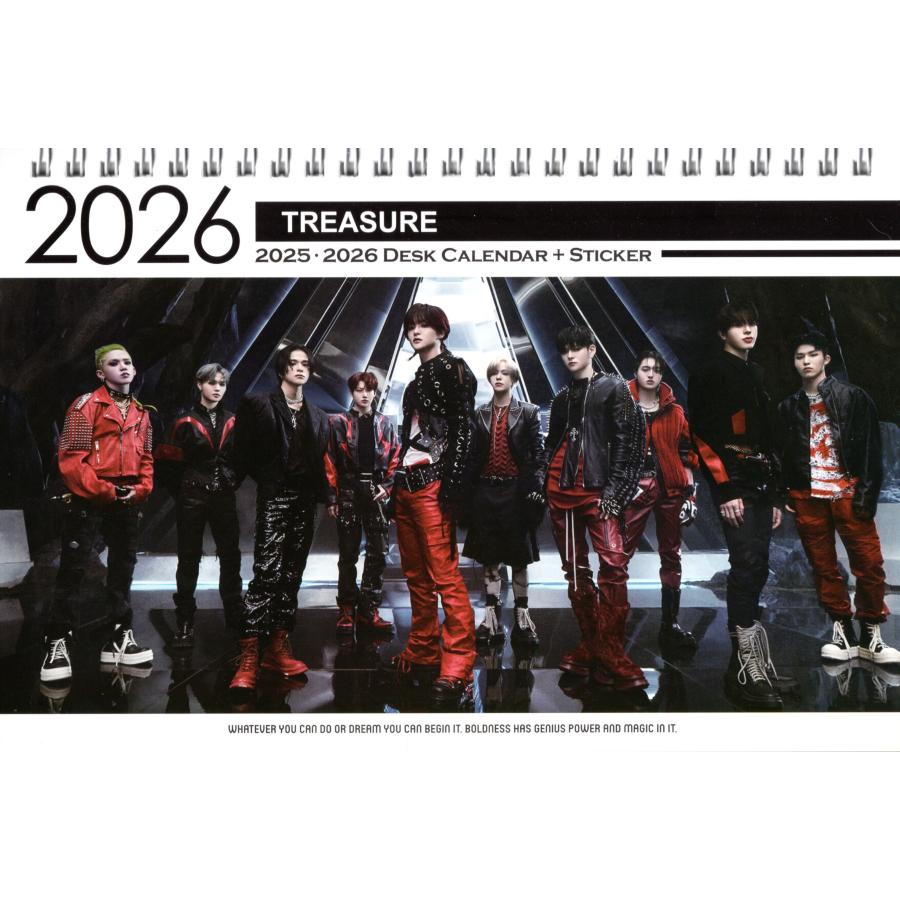 TREASURE トレジャー グッズ 卓上 カレンダー (写真集 カレンダー