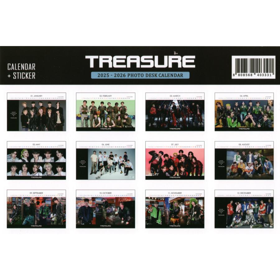 TREASURE トレジャー グッズ 卓上 カレンダー (写真集 カレンダー