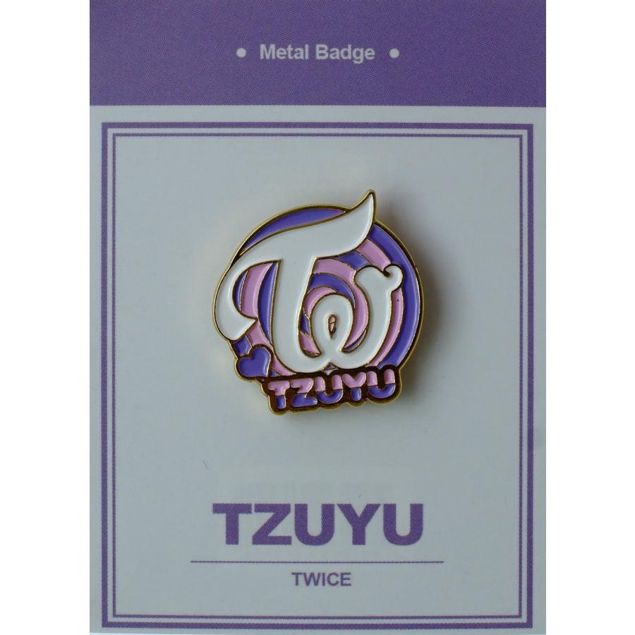 TWICE トゥワイス TZUYU ツウィ グッズ ピンバッジ ピンバッチ メタル