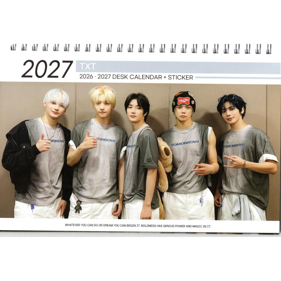 TXT グッズ 卓上 カレンダー (写真集 カレンダー) 2026~2027年