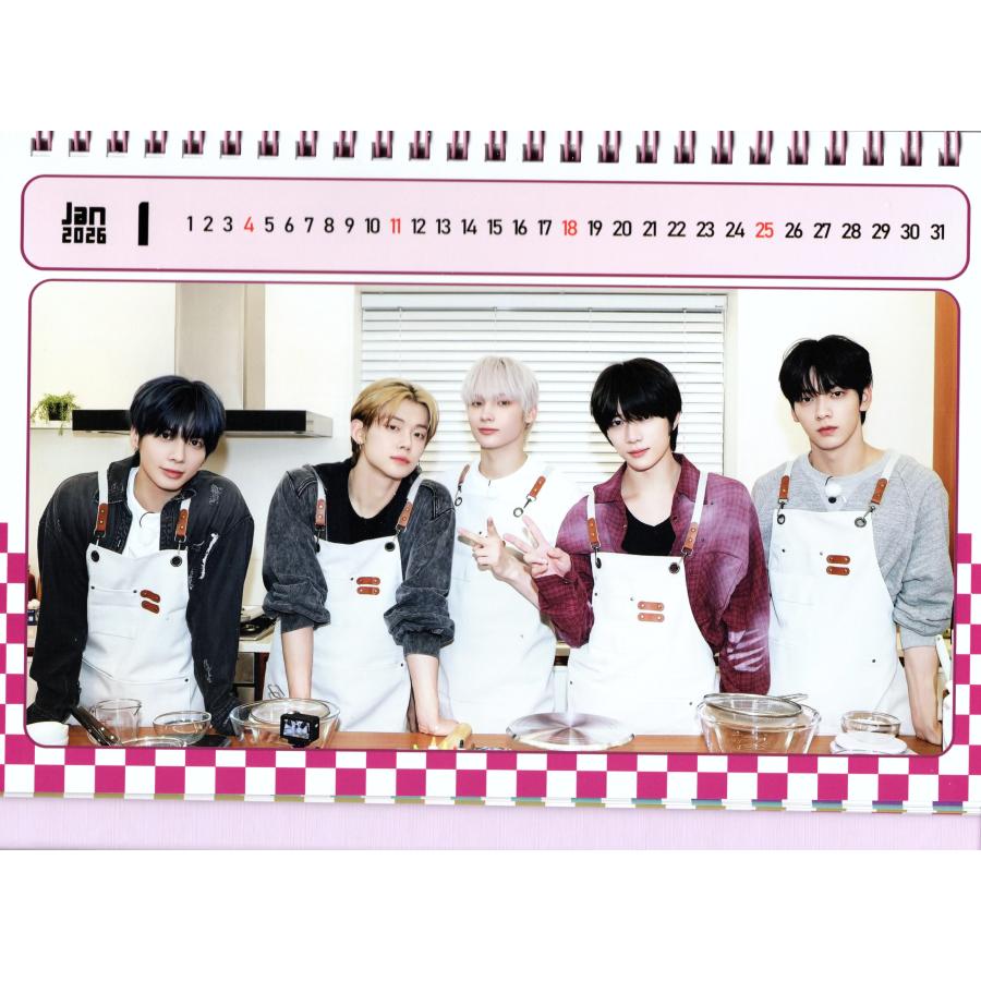 TXT グッズ 卓上 カレンダー (写真集 カレンダー) 2026~2027年 (2年分