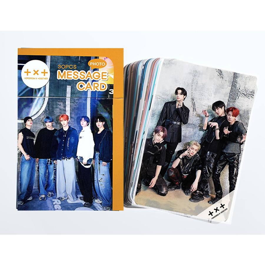 TXT トレカ30枚 TXT K-POP グッズ フォトメッセージカード （ブックマーク、タグ) 30枚