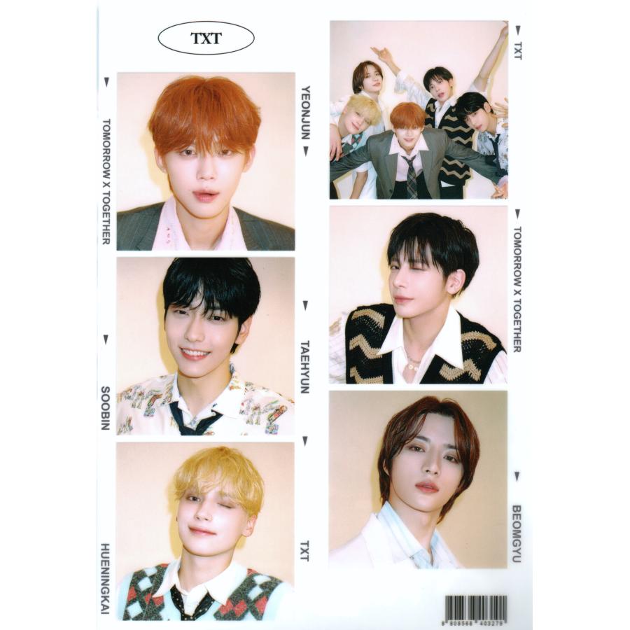 TXT グッズ クリアファイル A4サイズ K-POP : スター セレクション