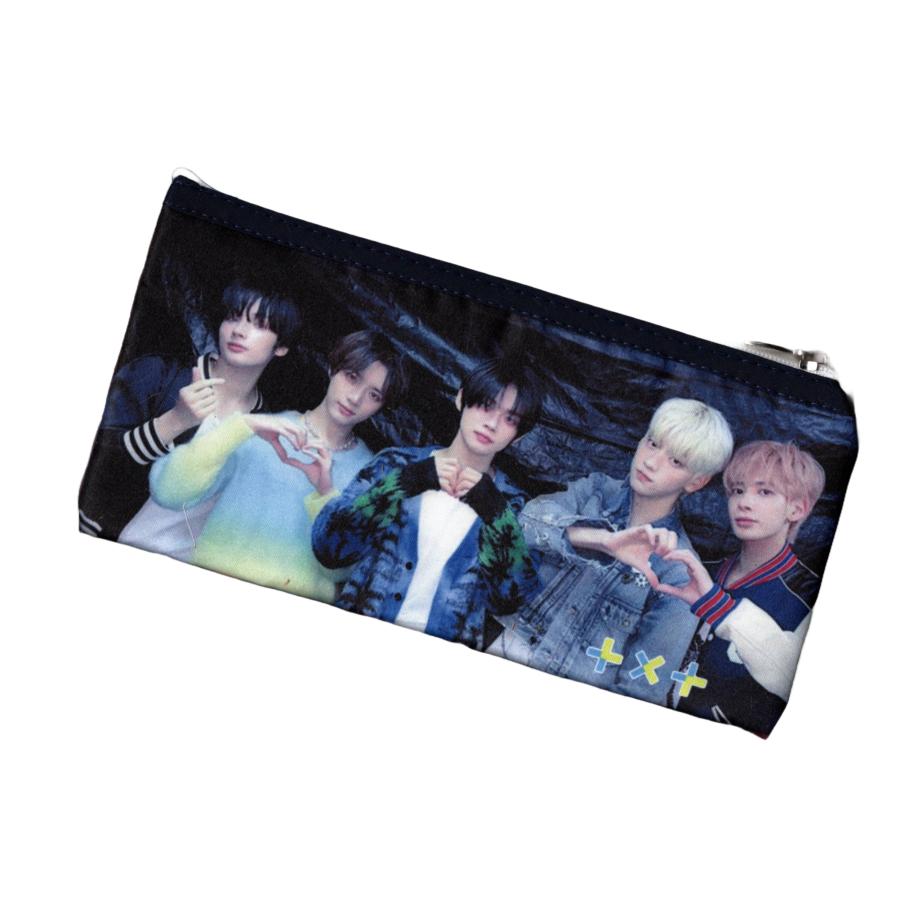 TXT グッズ ペンケース ポーチ バッグ 小物入れ コスメポーチ red