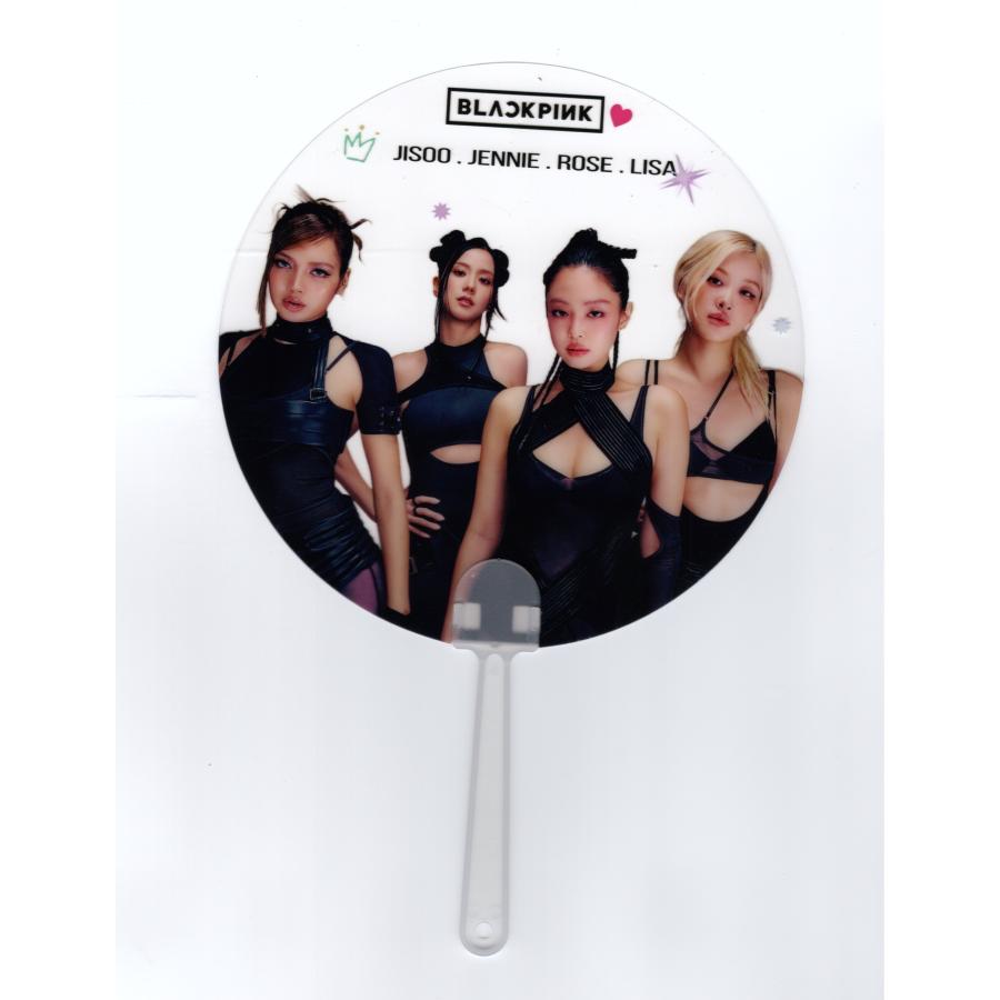 BLACKPINK うちわ BLACKPINK ブラックピンク クリアうちわ 26.5cm×17.5cm ライブ