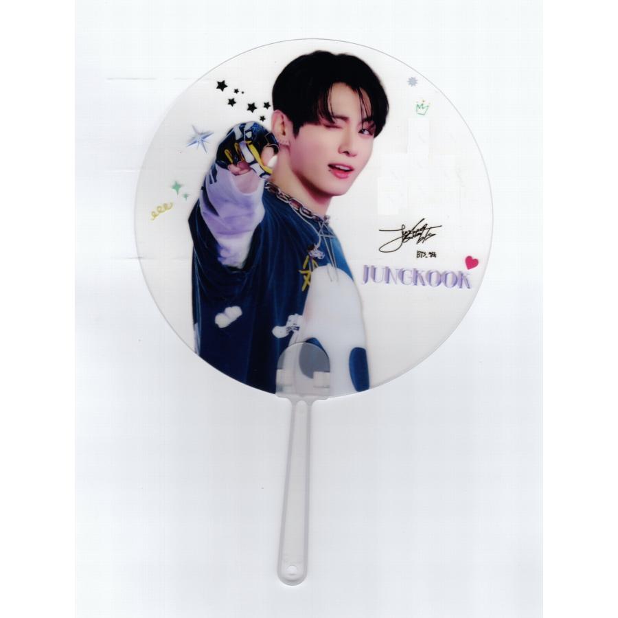 BTS ジョングク グッズ クリアうちわ ライブ コンサート 応援グッズ