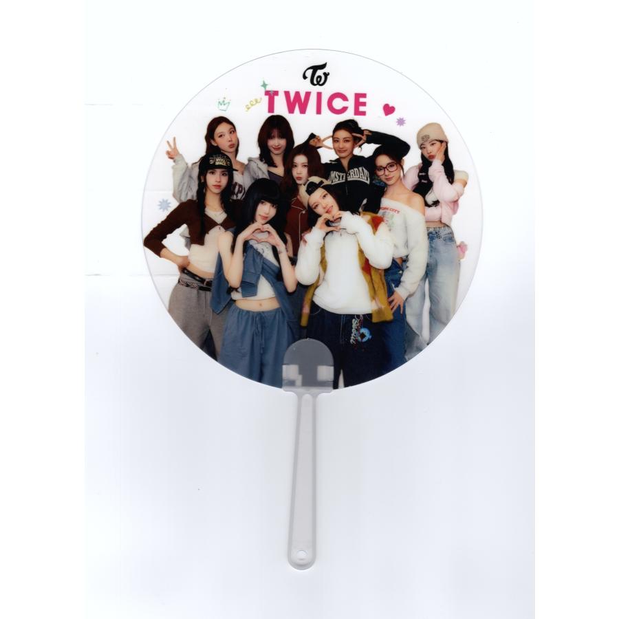 TWICE クリアうちわ ライブ コンサート 応援グッズ 26.5cm×17.5cm