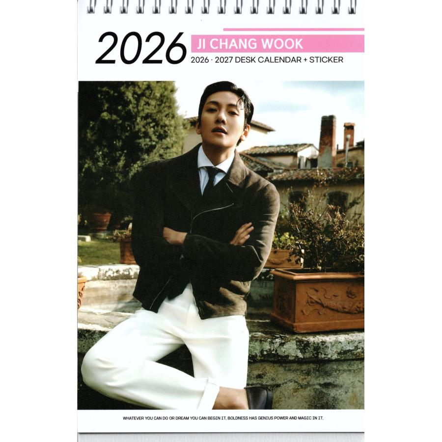 チチャンウク グッズ 卓上 カレンダー (写真集) 2026~2027年 (2年分) +