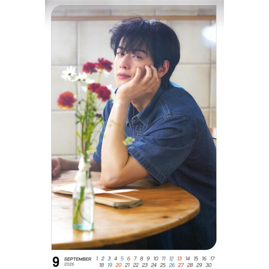 チャウヌ グッズ 大判 壁掛け カレンダー 2026年 (令和8年) +