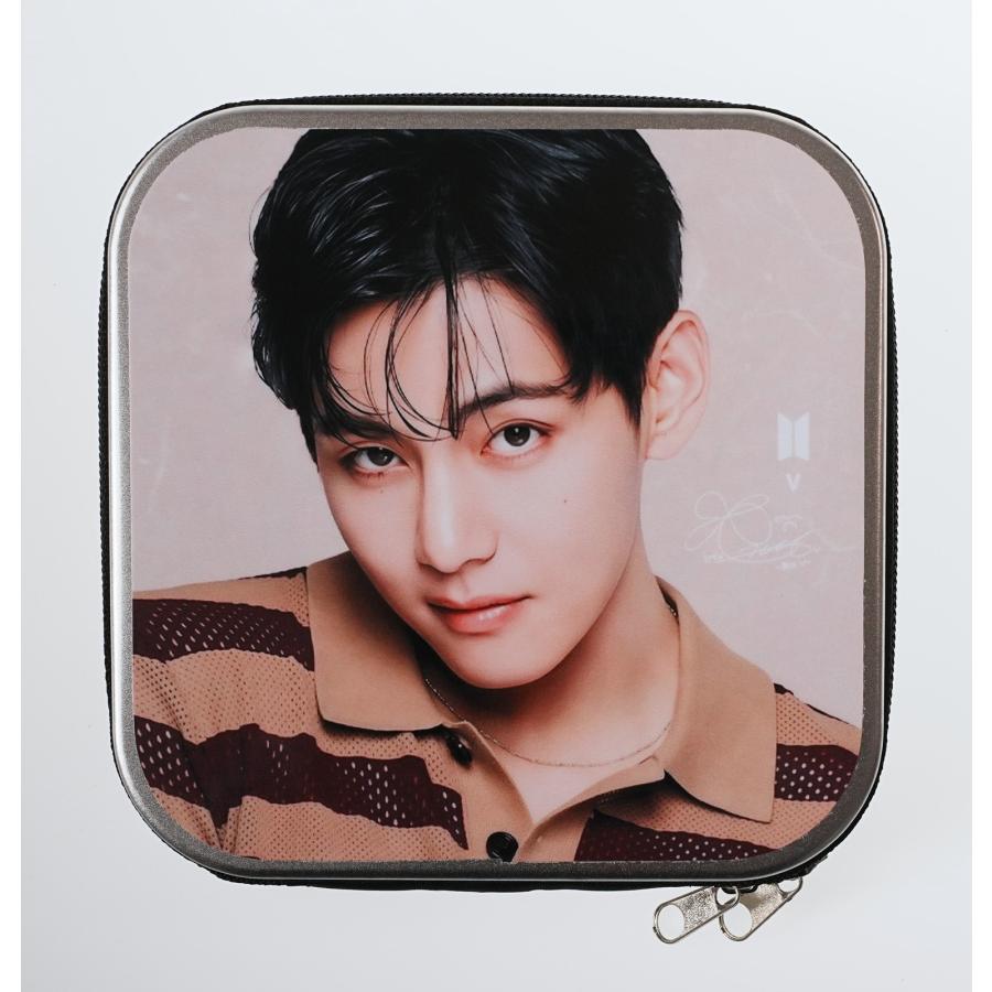 BTS V テテ グッズ CDケース/DVDケース (20枚収納 可能)新作写真1