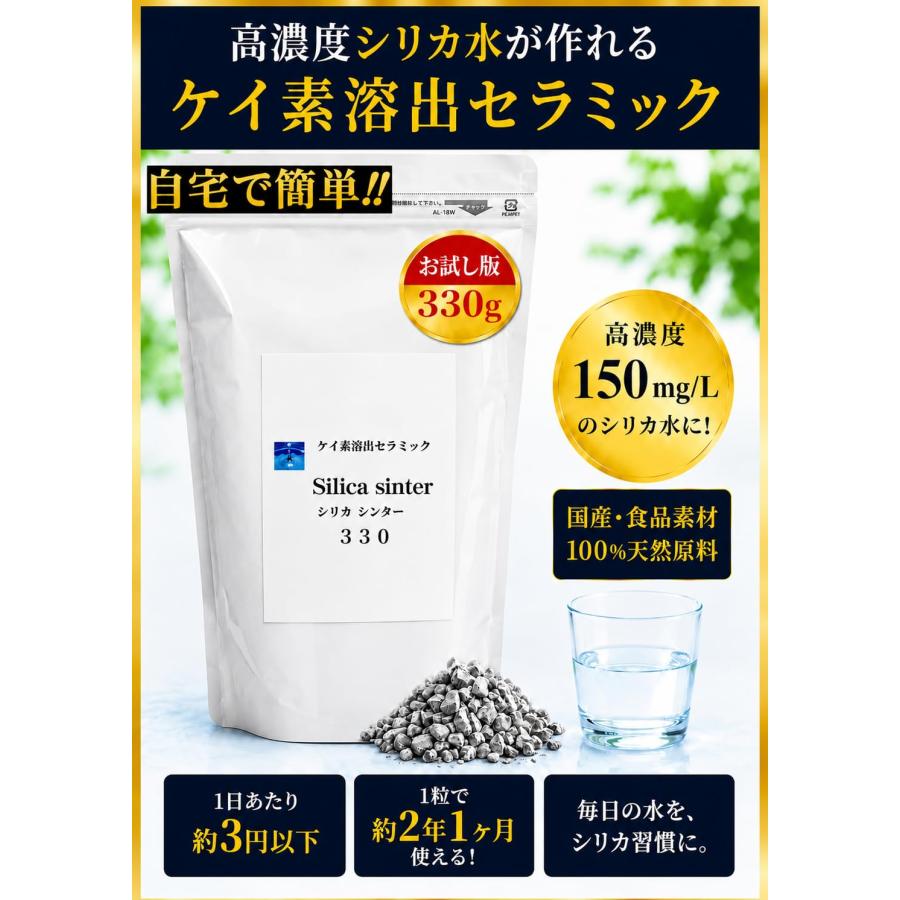 シリカ シリカ水 ケイ素 ケイ素水 が自宅で簡単に作れる シリカ