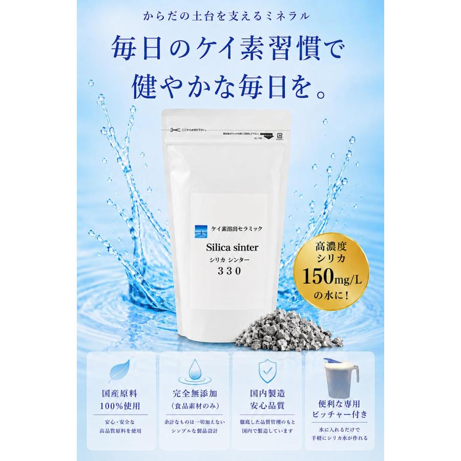シリカ シリカ水 ケイ素 ケイ素水 が自宅で簡単に作れる シリカ