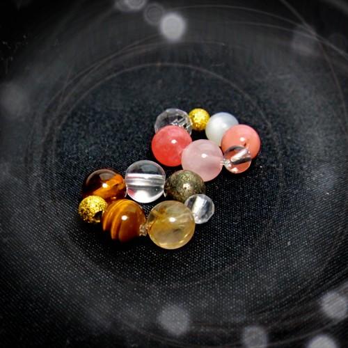 願いを叶える輪 8種類から選べるお守り パワーストーン 金運 恋愛運