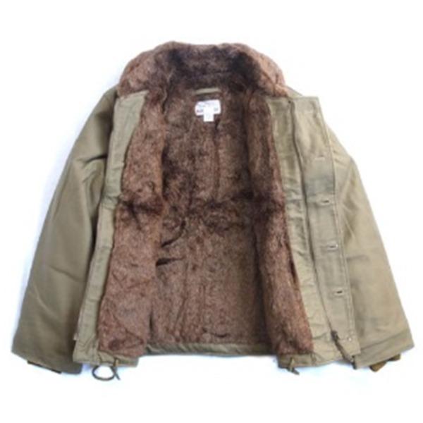 USタイプ N-1 DECK ジャケット 38 Lサイズ カーキ アメリカ軍 米軍