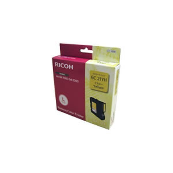 〔純正品〕 RICOH リコー インクカートリッジ/トナーカートリッジ 〔GC21YH Y イエロー〕