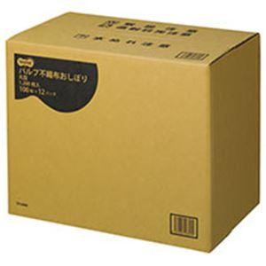 TANOSEE パルプ不織布おしぼり丸型 1200枚入の画像