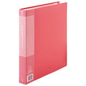 ジョインテックス クリアファイル/ポケットファイル 〔A4/タテ型 10冊入り〕 60ポケット 赤 D049J-10RD