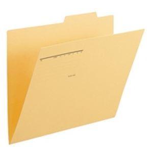 （まとめ）つけ加える 個別フォルダ FL-068IF B4E 黄 10枚 〔×5仕掛ける〕 キッチン、日用品、文具-クリアファイル