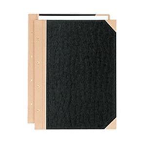（まとめ）プラス とじ込み表紙 FL-003TU B4S 4穴 5組〔×2セット〕