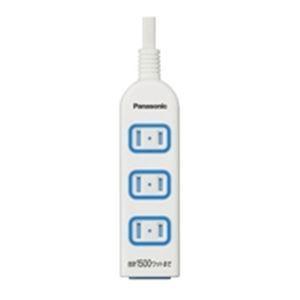 （まとめ）Panasonic パナソニック OAタップ WHA2534WKP 4個口/3m 〔×3セット〕