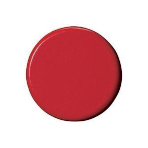 （まとめ）ジョインテックス 強力カラーマグネット 塗装25mm 赤 B273J-R 10個 〔×5セット〕