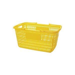 （まとめ）ジョインテックス ショップかご 30L黄 B264J-YE〔×20セット〕
