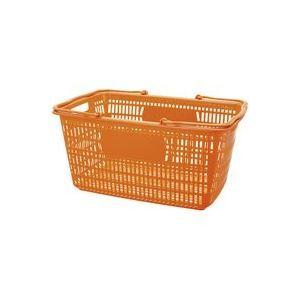 （まとめ）ジョインテックス ショップかご 30L橙 B264J-OR〔×20セット〕