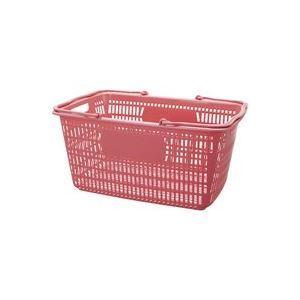 （まとめ）ジョインテックス ショップかご 30Lピンク B264J-PK〔×20セット〕