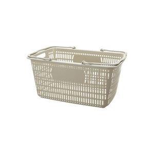 （まとめ）ジョインテックス ショップかご 30L灰 B264J-GY〔×20セット〕