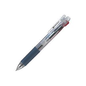 （まとめ）ジョインテックス 多色ボールペン透明 4色 10本 H038J-4C10〔×2セット〕