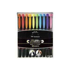 (業務用5セット) トンボ鉛筆 蛍光マーカー/蛍コート 〔太字・細字/10色セット〕 ツインタイプ WA-TC10C