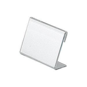 （まとめ）プラス L型カード立 CT-111L〔×30セット〕