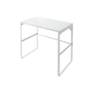 （まとめ）LIHITLAB 机上台390mm トールタイプ A-7335-0 白〔×3セット〕