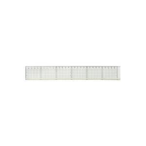 （まとめ）マービー 方眼カッティング定規滑止付30cm 014-0163〔×4セット〕