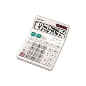 （まとめ）シャープ SHARP 電卓 12桁 EL-S452X〔×3セット〕