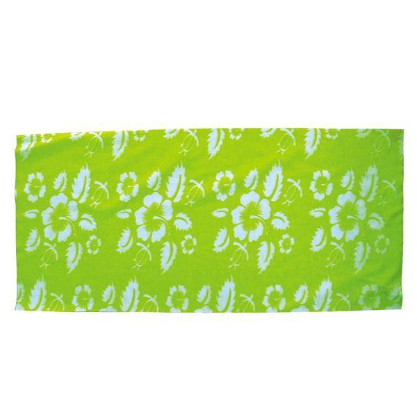 (まとめ)アーテック パイプバンダナ(伸びるバンダナ) 筒状 ポリエステル100% 蛍光グリーン(緑) 〔×40セット〕