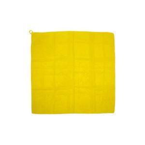 (まとめ)アーテック カラースカーフ 700×700mm ポリエステル製 ループ付き イエロー(黄) 〔×30セット〕