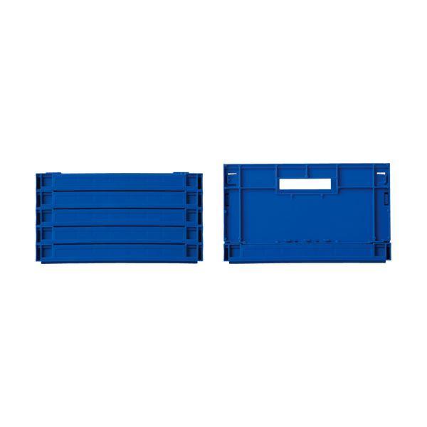 （まとめ） 岐阜プラスチック工業 折りたたみコンテナ F-BOX 26L F-BOX122G1 1台 〔×2セット〕_1