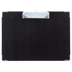 （まとめ） TANOSEE 用箋挟 A4ヨコ ブラック 1枚 〔×20セット〕