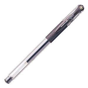 (まとめ) 三菱鉛筆 ゲルインクボールペン ユニボール シグノ 極細 0.38mm ブラウンブラック UM151.22 1本 〔×40セット〕