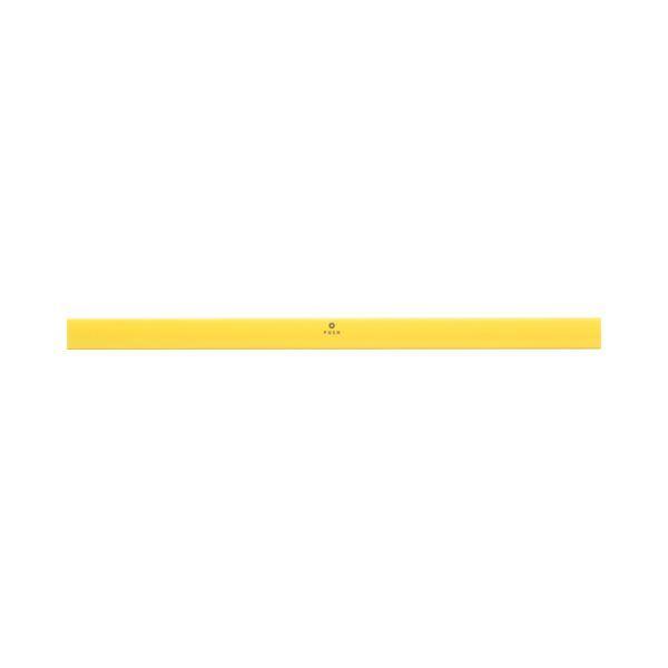 （まとめ） TANOSEE マグネットバー W310mm 黄 1本 〔×15セット〕