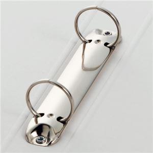 （まとめ） TANOSEE Oリングファイル（貼り表紙） A4タテ 2穴 200枚収容 背幅40mm 青 1冊 〔×30セット〕の画像