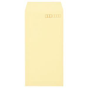 （まとめ） キングコーポレーション ソフトカラー封筒 長3 80g／m2 〒枠あり クリーム N3S80C 1パック（100枚） 〔×10セット〕