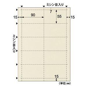 (まとめ) ヒサゴ 名刺・カード A4 10面/小染 はな 絹 BM402S 1冊(5シート) 〔×10セット〕