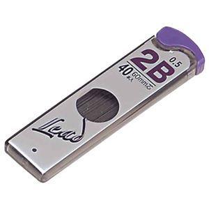 (まとめ) プラチナ プラチナシャープ SHARP芯 P-LEAD 0.5mm 2B シン5Q-200A#6 1個(40本) 〔×40セット〕