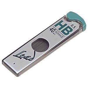 (まとめ) プラチナ プラチナシャープ SHARP芯 P-LEAD 0.5mm HB シン5Q-200A#4 1個(40本) 〔×40セット〕