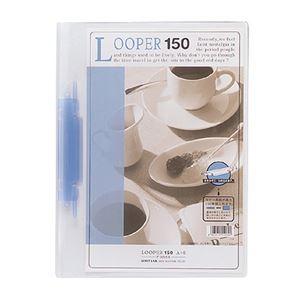 (まとめ) リヒトラブ ルー基準打数150 A4タテ 2穴 150枚受け入れる 青 F-3016-8 1冊 〔×30仕掛ける〕 クリアファイル-キッチン、日用品、文具