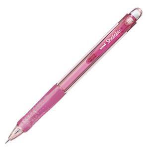 (まとめ) 三菱鉛筆 シャープ SHARPペンシル VERYシャ楽 0.5mm (軸色 透明ピンク) M5100T.13 1本 〔×60セット〕
