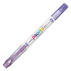 (まとめ) 三菱鉛筆 蛍光ペン プロパス・ウインドウ ソフトカラー ラベンダー PUS102T.34 1本 〔×60セット〕