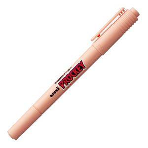 （まとめ） 三菱鉛筆 水溶性目じるし プロッキー 細字丸芯+極細 うすだいだい PM120T.54 1本 〔×50仕掛ける〕 万年筆-キッチン、日用品、文具